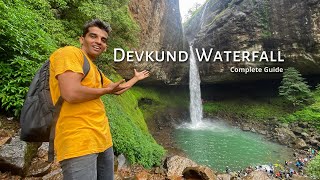 Devkund Waterfall  Complete Guide  Devkund In Monsoon  Devkund Waterfall Trek 2022 [upl. by Acissej]