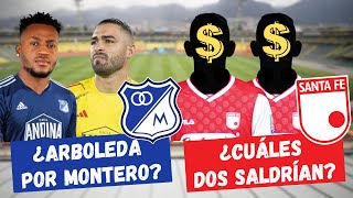 ¿Iván Arboleda Reemplazo de Montero en Millonarios ¿Cuáles Jugadores Dejarían Santa Fe  FutbolDC [upl. by Dee698]