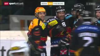 SC Bern vs HC FribourgGottéron 51  24102015 [upl. by Abisia]