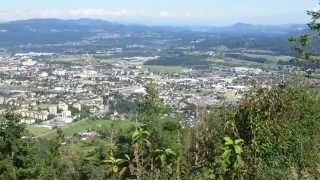 Villacher Alpenstraße Panorama über Villach Donnerstag 28082014 [upl. by Nnaid]