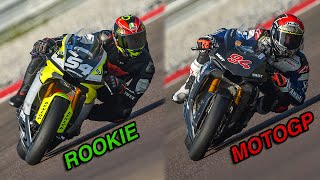 ROOKIE RIDER VS MOTOGP RIDER WHATS DIFFERENT Naska VS Jonas Folger  Cremona  Yamaha R1 [upl. by Tandie]