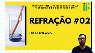 Refração 02  Leis da Refração [upl. by Allemac]