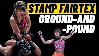 Stamp Fairtexs DOMINANT GroundAndPound Knockout [upl. by Rothstein]