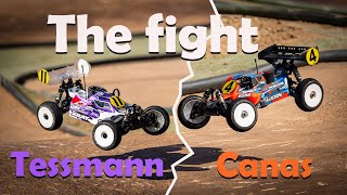 The fight Tessmann vs Canas  Worlds 2022  Spain  IFMAR World Championship 18 IC off road [upl. by Harimas659]