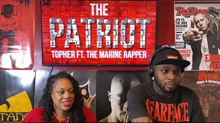 TOPHER THE PATRIOT FT THE MARINE RAPPER REACTION 🙌🏾❤️🇺🇸 [upl. by Miahc]