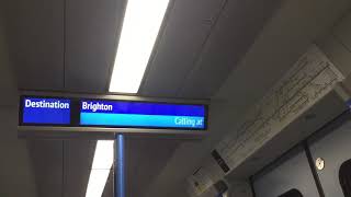 Thameslink Announcement FlitwickBrighton Class 700 12 car [upl. by Euqimod]