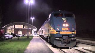 Lots of Action at the New VIA Rail Station HD [upl. by Prescott957]