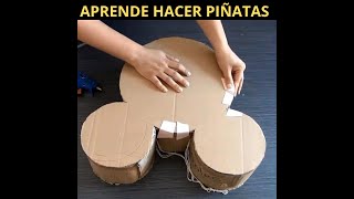 COMO hacer una PIÑATA de carton PASO a PASO ‼️ FACIL Y RAPIDO‼️ [upl. by Loralyn]