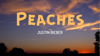 Justin Bieber  Peaches Acoustic Lyrics [upl. by Ivy]