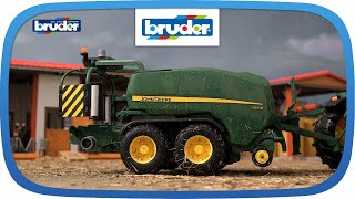 John Deere C441R  02032  Bruder Spielwaren [upl. by Alexandros]