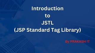 22JSTL JSP Standard Tag Library  Introduction to JSTL  JSP Tutorial [upl. by Dnamron239]