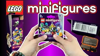 UNBOXING LEGO Series 26 Space Minifigures QR Code amp Weight Guide [upl. by Limak]