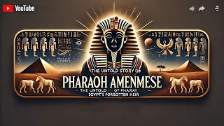 The Untold Story of Pharaoh Amenmesse Egypts Forgotten Heir [upl. by Aicemat]