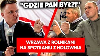 Wściekli rolnicy przyszli do Hołowni quotPan kłamiequot Spotkanie wymknęło się spod kontroli [upl. by Thebault]