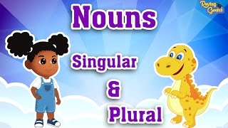 English Grammar Singular  Plural Nouns [upl. by Enidlarej]