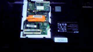 Acer Travelmate How to remove ram and install a new one or upgrade ram [upl. by Moriah]