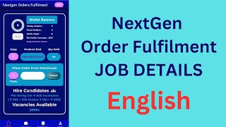 NextGen  Order Fulfilment Job Details Earnings Details With Promotion amp Increments [upl. by Doersten]