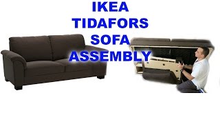 IKEA TIDAFORS three seat sofa assembly [upl. by Ettegirb]