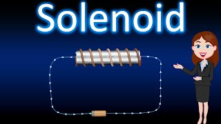 Solenoid  Animated explanation  Magnetic Effects of Current and Magnetism Physics 12 class [upl. by Nesyrb641]