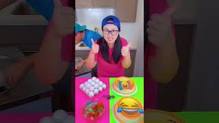 Ice cream challenge Crying face vs candy funny shorts [upl. by Radack]