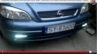 JAK ZAMONTOWAĆ ŚWIATŁA DO JAZDY DZIENNEJ LED DRL Z AUTOMATEM W OPEL ASTRA G VAUXHALL  ForumWiedzy [upl. by Mcnair53]