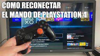 Como Reconectar el Mando Dualshock de Playstation 4  Con y Sin Cable [upl. by Liuqa]