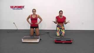 VXPower SLIMPLATE Vibration Plate Exercises Part 4 [upl. by Klapp181]