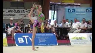 07  MarieMadeleine DE RIDDER  Clubs  Rhythmic Cup Mol 2009 [upl. by Manara]