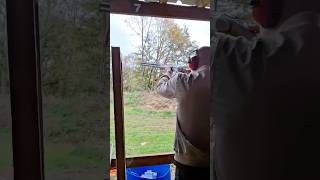 I tried clay pigeon shooting 💥 claypigeonshooting shotgun shooting buckshot shorts [upl. by Hamilton]