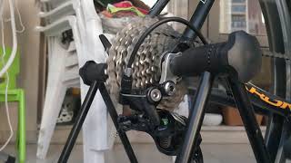 Shimano RDR7000 11 Speed with Tiagra 4700 10 Speed Groupset [upl. by Hitoshi]