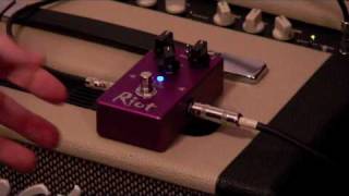 Suhr Riot Distortion Pedal Demo [upl. by Tartaglia]