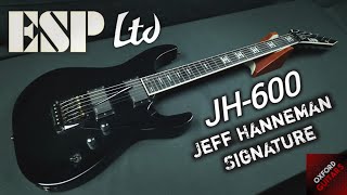 ESP LTD JH600 Jeff Hanneman Signature 2015 H Dagger Inlays Kahler EMG Slayer guitar close up video [upl. by Eltsyrk414]