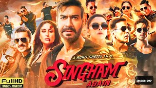 Singham Again Full Movie Hindi Dubbed  Ajay Devgan Akshay Kumar Dipika Ranveer Tiger Arjun Review [upl. by Tristam]