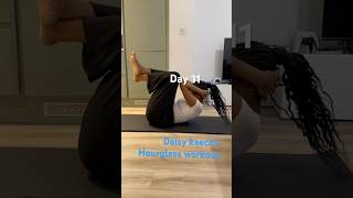 Daisy keech’s hourglass workout fitnessshorts 10dayschallenge [upl. by Esiuqram921]