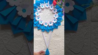 Beutiful paper diwali decoration ideas 💡 ॥ paper se haging craft shortvideo viralvideos creative [upl. by Eilliw47]