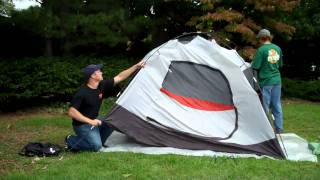 How to set up a 4 man tent [upl. by Anatak]