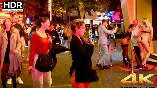 4K HDR Reeperbahn ST Pauli NIGHT LIFE Hamburg Red Light District 2023 Germany 🇩🇪 Summer 2023 [upl. by Gilligan]