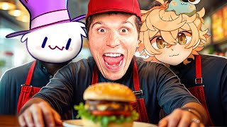 3 Youtuber ERÖFFNEN eigenen BURGERLADEN [upl. by Kearney959]