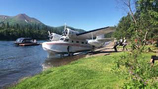 Agulowak River Alaska on a 1946 Grumman G21A Goose [upl. by Matthieu]