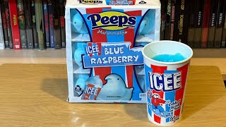 PEEP GAME Episode 14  Blue Raspberry Icee Peeps [upl. by Darnell]