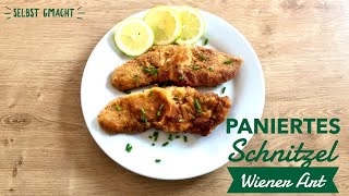 Paniertes Schnitzel Wiener Art [upl. by Siradal]