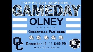 OCC Lady Knights vs Greenville University Panthers  December 11 2023 [upl. by Annasiul341]