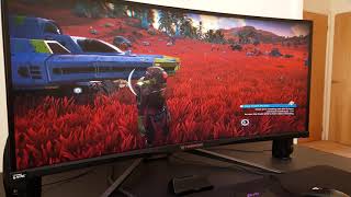 No Mans Sky NEXT 219 Ultrawide UI Test [upl. by Palma202]