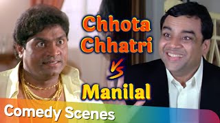 छोटा चत्री V  S मणिलाल  Movie Awara Paagal Deewana  Paresh Rawal  Johnny Lever  Akshay Kumar [upl. by Culosio]