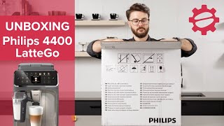 Unbox the NEW Philips 4400 LatteGo Superautomatic Espresso Machine With Us unboxingvideo [upl. by Sherborne258]