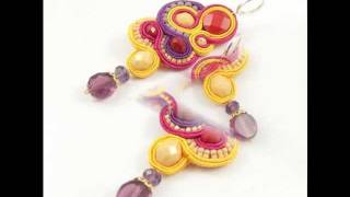 Soutache jewelery  AstridArt  biżuteria sutasz [upl. by Atirehs]