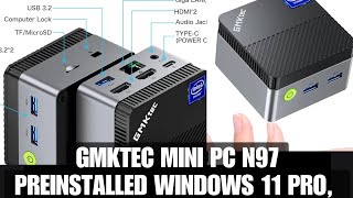 GMKtec Mini PC N97 Preinstalled Windows 11 Pro [upl. by Fulcher849]