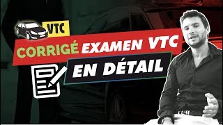 CORRIGÉ DUN EXAMEN VTC EXEMPLE [upl. by Asillem]