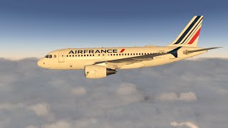 XPLANE 11  Toliss A319 wingview landing in Toulouse LFBO [upl. by Simson966]