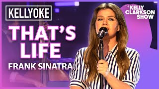 Thats Life By Frank Sinatra  Kelly Clarkson Cover Kellyoke [upl. by Ahsea]